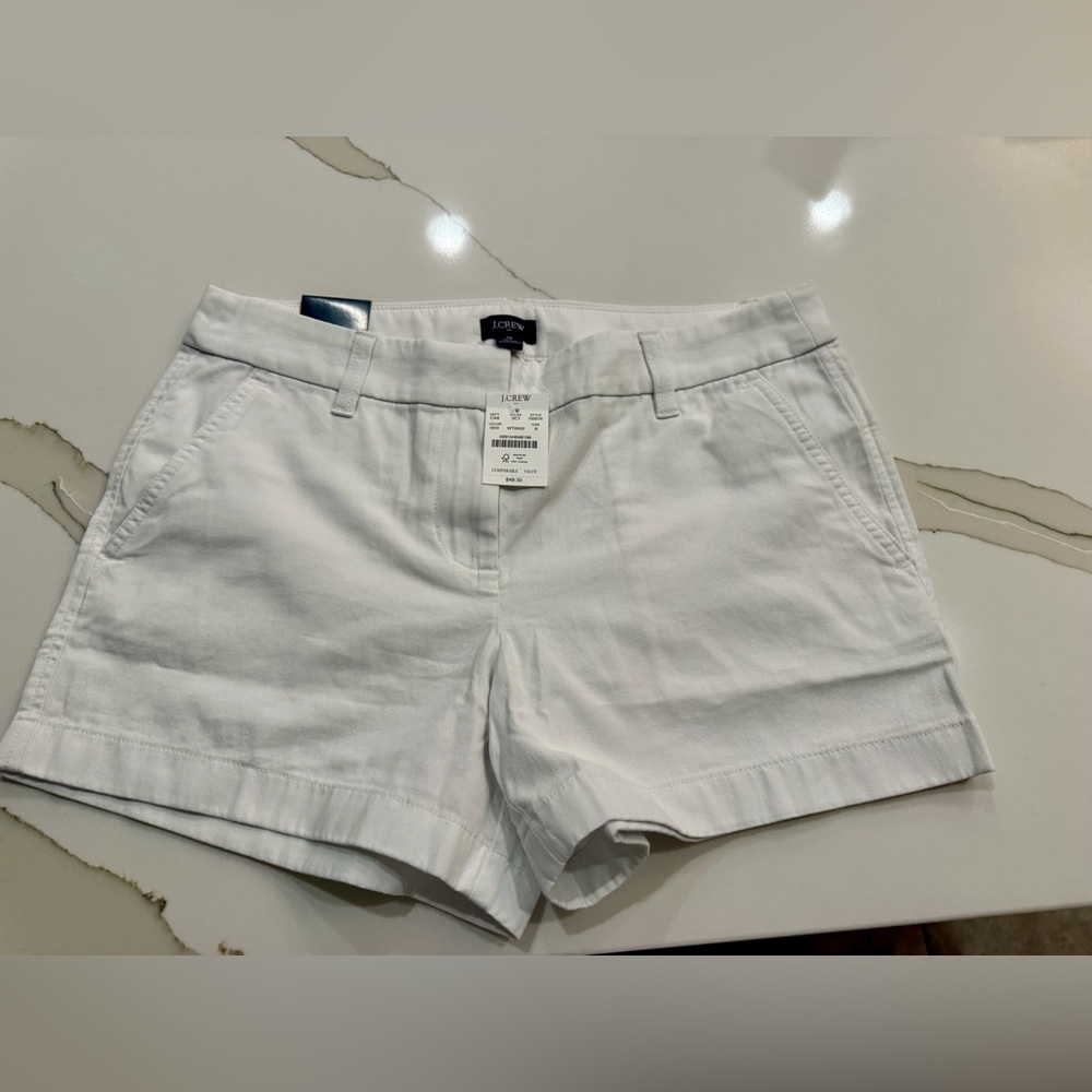 J. Crew Women's Classic White Bermudas